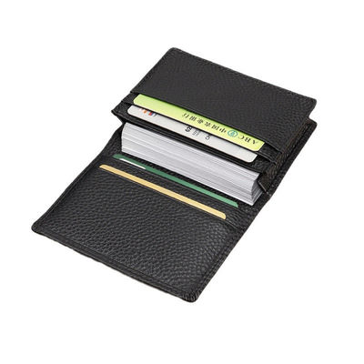 Custom Logo Avaliable Leather Bifold Wallet Slim Wallet Bifold Card Holder OEM/ODM