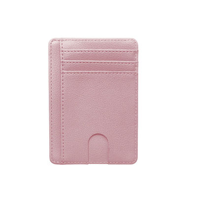 MN-2301 Custom RFID Card Sleeves for Slim Front Pocket Wallet and Solid Color Pattern