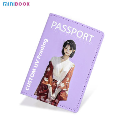 Fashion Style PU Leather UV Printing Travel Passport Holder Cover for Adventure Life