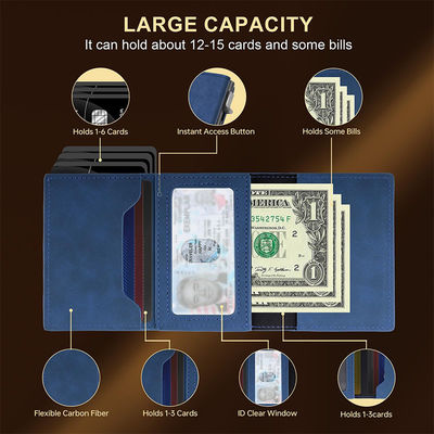 Keep Your Cards Safe and Stylish with Our Fashionable RFID Aluminum Metal Card Holder