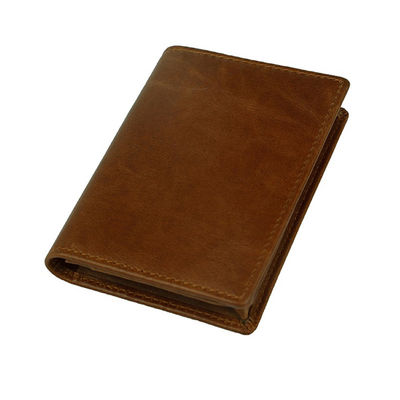 Business Style Men's First-Layer Cowhide Card Holder Ideal for Fashionable Businessmen