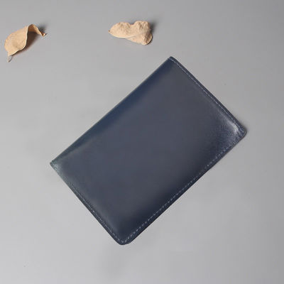 Crazy Horse Leather Travel Passport Holder with RFID Protection and Credit Card Slot