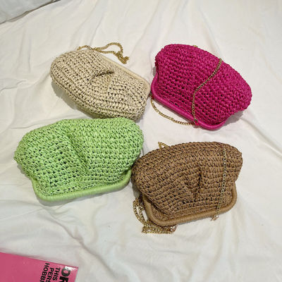 Low MOQ Mix Models Handmade Crochet Woven Summer Bag for Customer Requirements