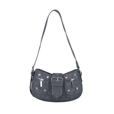 2024 Low MOQ Mix Models Trendy Girls Purses with Adjustable Strap Denim Handbags