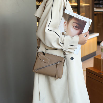 Custom Genuine Leather Shoulder Bag for Women Other Pattern Type Zipper Hasp Closure