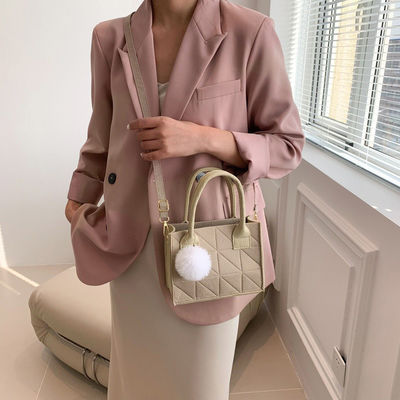 2023 Texture PU Messenger Bag Handbag Classic One Shoulder Crossbody adjustable strap Bag