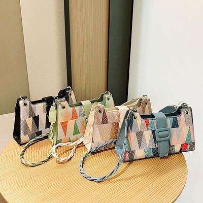 Popular Designer Shoulder Crossbody Bags Autumn Casual Women Bags in Contrasting Colors