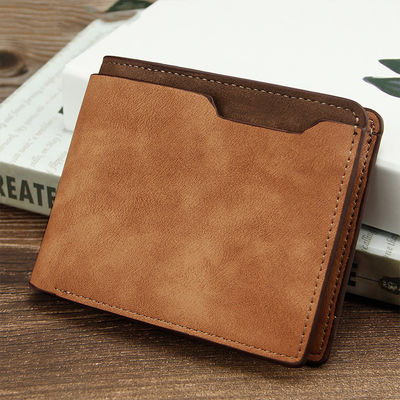 Custom Men's Slim Money Clip Card Holder Wallet with Open Closure and Unique Pattern