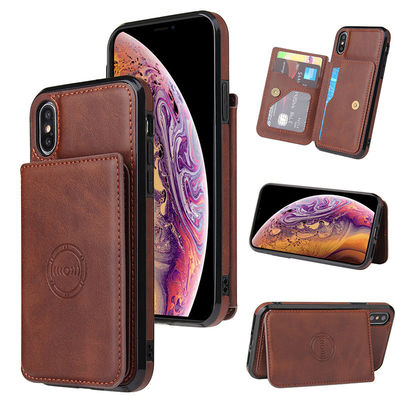Mobile Phone Cases Shockproof Magnetic ID Credit Card Holder for iPhone 15 Pro