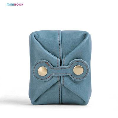 Handmade Porte Monnaie Cuir Ladies Small Retro Jewelry Storage Pouch Custom Logo Money Pocket Bag for Daily Life