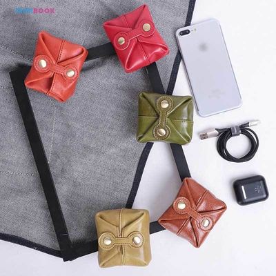 Handmade Porte Monnaie Cuir Ladies Small Retro Jewelry Storage Pouch Custom Logo Money Pocket Bag for Daily Life