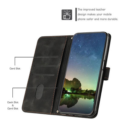 Waterproof Luxury Leather Wallet Phone Case for iPhone 15 14 13 12 11 Accessories