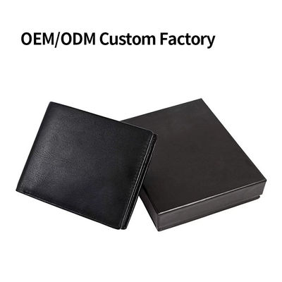 Luxury Vintage Designer Slim RFID Men's Leather Wallet with GENUINE LEATHER Material