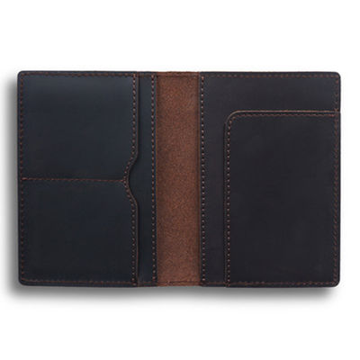 Low MOQ Mix Models Popular Men's Wallet Real Leather Bifold Wallet Customized