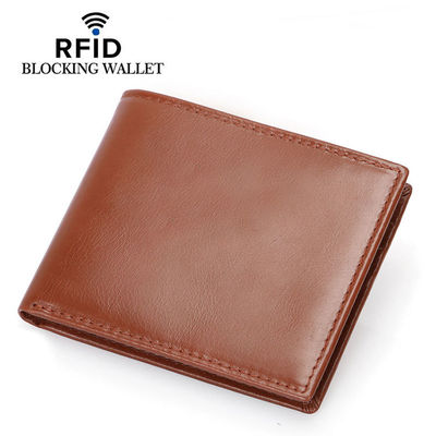 Anti-Theft RFID Blocking Men's Wallet for Secure Travel and Credit Card Protection