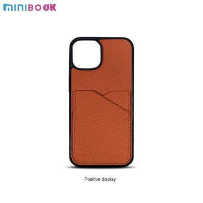 Minibook OEM/ODM Daily Life Genuine Leather for iPhone 14 Card Holder and Phone Case