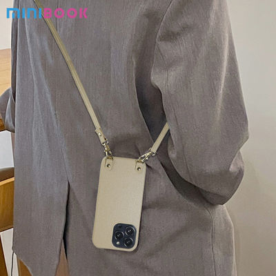 Compatible For Iphone Minibook Customize Logo Lanyard Mobile Cover Cellphone Casing