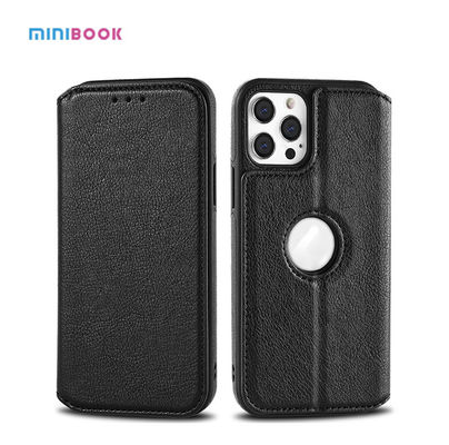 Waterproof Minibook Personalized Magnetic Attraction Pu Leather Cell Phone Case for Phone 12 Pro