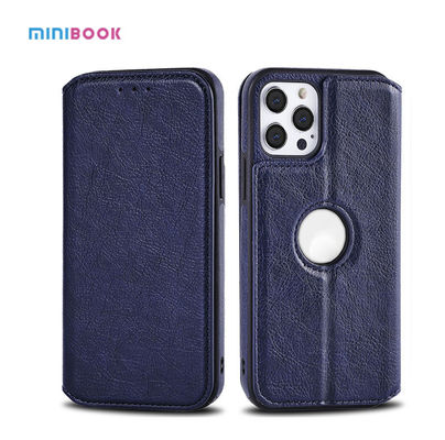 Waterproof Minibook Personalized Magnetic Attraction Pu Leather Cell Phone Case for Phone 12 Pro