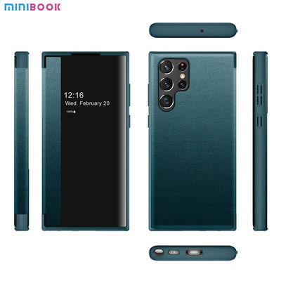 Customer Logo Accepted Minibook Pu Leather Case for Samsung Galaxy S23 Ultra Phone Cases Sports Waterproof Case