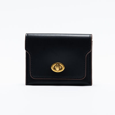 Colorful Pu Leather Small Wallet For Women Girls With Zipper Card Pocket Coin Purse