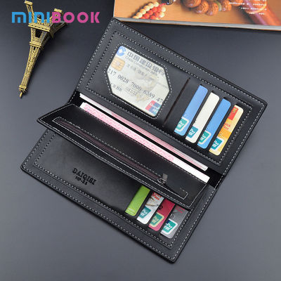 Vintage Style Minibook Fashion Men's Wallet PU Leather Multifunction Card Holder