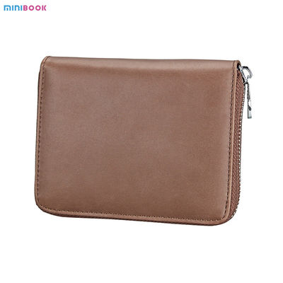 Large Capacity ID Credit Card Holder Organ Zipper Coin Purse for Men and Women Sample