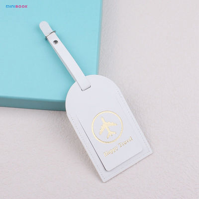 Custom Logo Gold Foiled Passport Holder Luggage Tag Gift Set For Travel Accessories