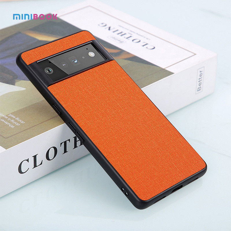 Protective PU Back Cove Mobile Phone Case for Google Pixel 6 Pro and Pixel 7 by Mininook